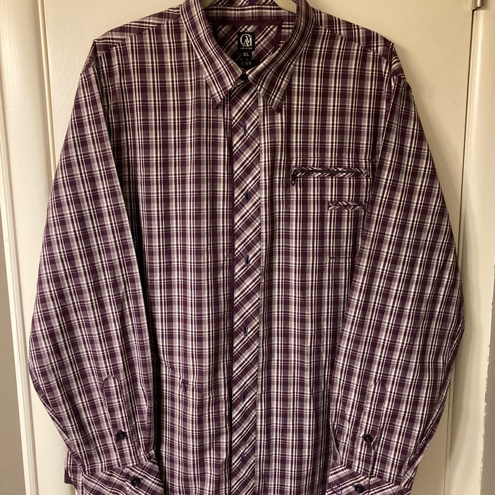 CAVI Men’s LS Dress Shirt - XL